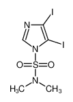 N,N-二甲基-4,5-二碘-1H-咪唑-1-磺酰胺图片