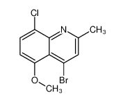 4-bromo-8-chloro-5-methoxy-2-methylquinoline 1189107-60-5
