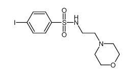 4-iodo-N-(2-morpholin-4-ylethyl)benzenesulfonamide 433688-20-1