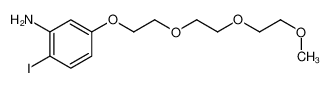 2-iodo-5-[2-[2-(2-methoxyethoxy)ethoxy]ethoxy]aniline 835629-18-0