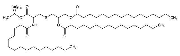 [3-[2-(hexadecanoylamino)-3-[(2-methylpropan-2-yl)oxy]-3-oxopropyl]sulfanyl-2-hexadecanoyloxypropyl] hexadecanoate 87363-03-9