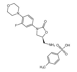 (S)-N-[[3-(3-fluoro-4-morpholinylphenyl)-2-oxo-5-oxazolidinyl]methyl]amine p-TSA salt 1334229-25-2