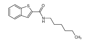 N-n-hexyl benzo[b]thiophene-2-carboxamide 107055-49-2