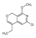 4-ethyl-6-chloro-8-methoxy-1H-pyrano[3,4-c]pyridine 173419-22-2