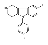 8-fluoro-5-(4-fluorophenyl)-1,2,3,4-tetrahydropyrido[4,3-b]indole