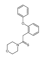 1-morpholino-2-(o-phenoxyphenyl)-1-ethanethione 81851-92-5