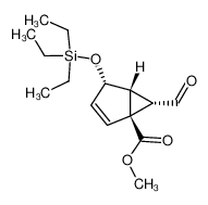 (1S,4S,5R,6S)-6-Formyl-4-triethylsilanyloxy-bicyclo[3.1.0]hex-2-ene-1-carboxylic acid methyl ester 321172-40-1