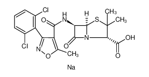Dicloxacillin sodium 343-55-5