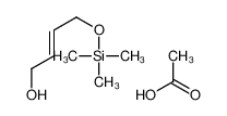 acetic acid,4-trimethylsilyloxybut-2-en-1-ol 113093-76-8