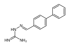 2-[(E)-(4-phenylphenyl)methylideneamino]guanidine 61072-53-5