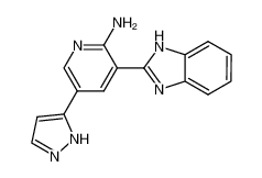3-(1H-benzimidazol-2-yl)-5-(2H-pyrazol-3-yl)pyridin-2-ylamine 1261220-98-7
