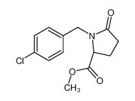 59749-18-7 methyl (2S)-1-[(4-chlorophenyl)methyl]-5-oxopyrrolidine-2-carboxylate