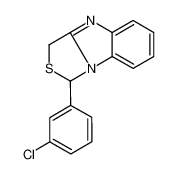 1-(3-chlorophenyl)-1,3-dihydro-[1,3]thiazolo[3,4-a]benzimidazole 136994-86-0