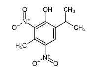 3-甲基-2,4-二硝基-6-丙-2-基苯酚