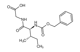 2-[[(2S,3S)-3-methyl-2-(phenylmethoxycarbonylamino)pentanoyl]amino]acetic acid 13254-04-1