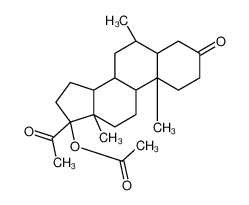 [(5S,6S,8R,9S,10S,13S,14S,17R)-17-acetyl-6,10,13-trimethyl-3-oxo-2,4,5,6,7,8,9,11,12,14,15,16-dodecahydro-1H-cyclopenta[a]phenanthren-17-yl] acetate 69688-15-9