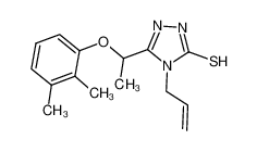 4-烯丙基-5-[1-(2,3-二甲基苯氧基)乙基]-4H-1,2,4-噻唑-3-硫醇