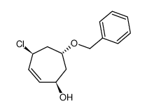 1β-hydroxy-4β-chloro-6α-(benzyloxy)-2-cycloheptene 132622-29-8