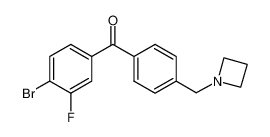 [4-(1-氮杂环丁基甲基)苯基](4-溴-3-氟苯基)甲酮