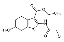 2-(2-氯乙酰基氨基)-6-甲基-4,5,6,7-四氢苯并[b]噻吩-3-羧酸乙酯