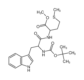 methyl 2-[[3-(1H-indol-3-yl)-2-[(2-methylpropan-2-yl)oxycarbonylamino]propanoyl]amino]-4-methylsulfanylbutanoate 5934-88-3