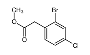 2'-Bromo-4-chlorophenylacetic acid methyl ester 24091-92-7