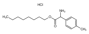 Amino-p-tolyl-acetic acid octyl ester; hydrochloride 126746-17-6