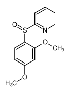 2-[(2,4-dimethoxyphenyl)sulfinyl]pyridine 1289560-61-7