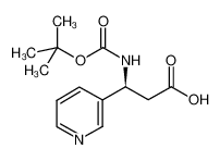 (S)-叔丁氧羰基-3-(3-吡啶基)-β-丙氨酸
