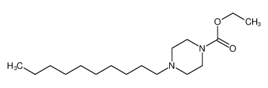 ethyl 4-decylpiperazine-1-carboxylate 63207-02-3