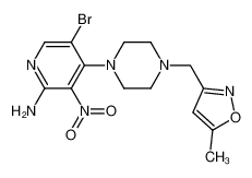 942949-26-0 structure, C14H17BrN6O3