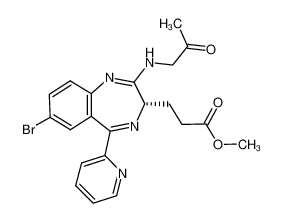 1275616-61-9 3-[(S)-7-bromo-2-(2-oxo-propylamino)-5-pyridin-2-yl-3H-1,4-benzodiazepin-3-yl]-propionic acid methyl ester
