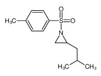 1-(4-methylphenyl)sulfonyl-2-(2-methylpropyl)aziridine 124575-31-1