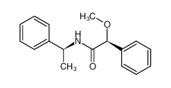 (S)-N-(α-Methylbenzyl)-(S)-2-methoxy-2-phenylacetamide 114027-88-2