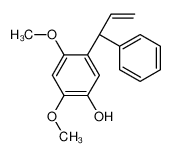 2,4-dimethoxy-5-[(1R)-1-phenylprop-2-enyl]phenol 82358-44-9