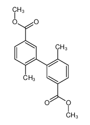 methyl 3-(5-methoxycarbonyl-2-methylphenyl)-4-methylbenzoate 55091-49-1