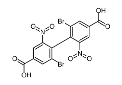 3-bromo-4-(2-bromo-4-carboxy-6-nitrophenyl)-5-nitrobenzoic acid 5167-62-4