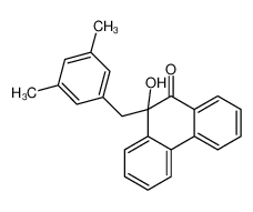 10-[(3,5-dimethylphenyl)methyl]-10-hydroxyphenanthren-9-one 59862-51-0