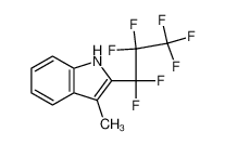 1859-90-1 3-甲基-2-全氟丙基-1H-吲哚