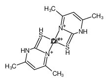 154676-74-1 structure, C12H18Cl2N4S2Zn++