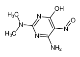 4-氨基-2-二甲基氨基-6-羟基-5-亚硝基嘧啶