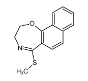 5-methylsulfanyl-2,3-dihydrobenzo[i][1,4]benzoxazepine 93417-05-1