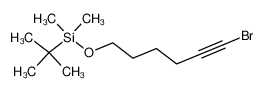 (6-bromo-hex-5-ynyloxy)-tert-butyldimethylsilane 124696-14-6