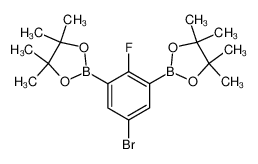 2-[5-bromo-2-fluoro-3-(4,4,5,5-tetramethyl-1,3,2-dioxaborolan-2-yl)phenyl]-4,4,5,5-tetramethyl-1,3,2-dioxaborolane 95+%