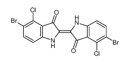 (2Z)-5-溴-2-(5-溴-4-氯-3-氧代-1H-吲哚-2-亚基)-4-氯-1H-吲哚-3-酮