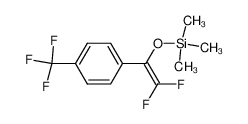 ((2,2-difluoro-1-(4-(trifluoromethyl)phenyl)vinyl)oxy)trimethylsilane 243845-55-8