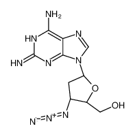 121231-92-3 structure, C10H13N9O2