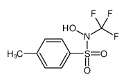 N-hydroxy-4-methyl-N-(trifluoromethyl)benzenesulfonamide 88978-52-3