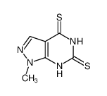 1-methyl-2H-pyrazolo[3,4-d]pyrimidine-4,6-dithione 30682-70-3