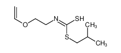 2-methylpropyl N-(2-ethenoxyethyl)carbamodithioate 126560-47-2